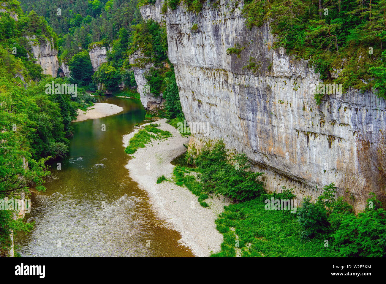 Saint-Geotrges-de-Levejac, comune Gorges du Tarn, dipartimento della Lozère, Occitanie, Francia. Foto Stock