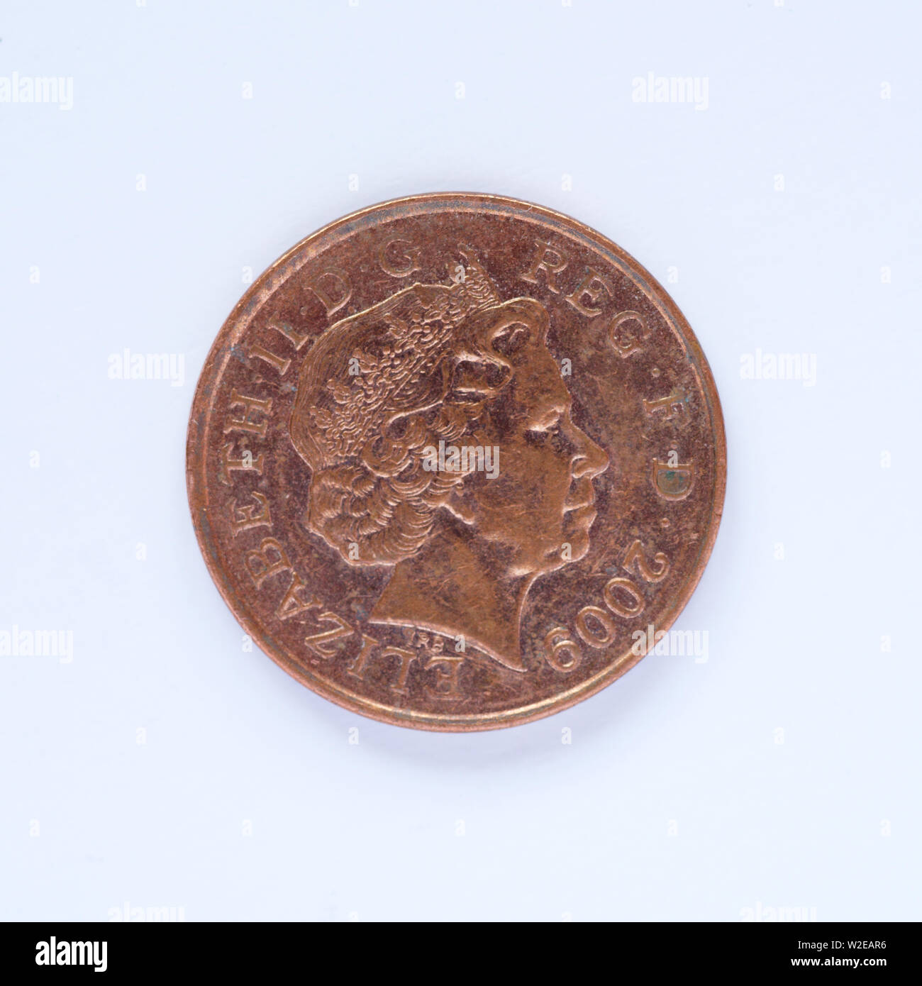 British un penny Coin - 2009 Foto Stock