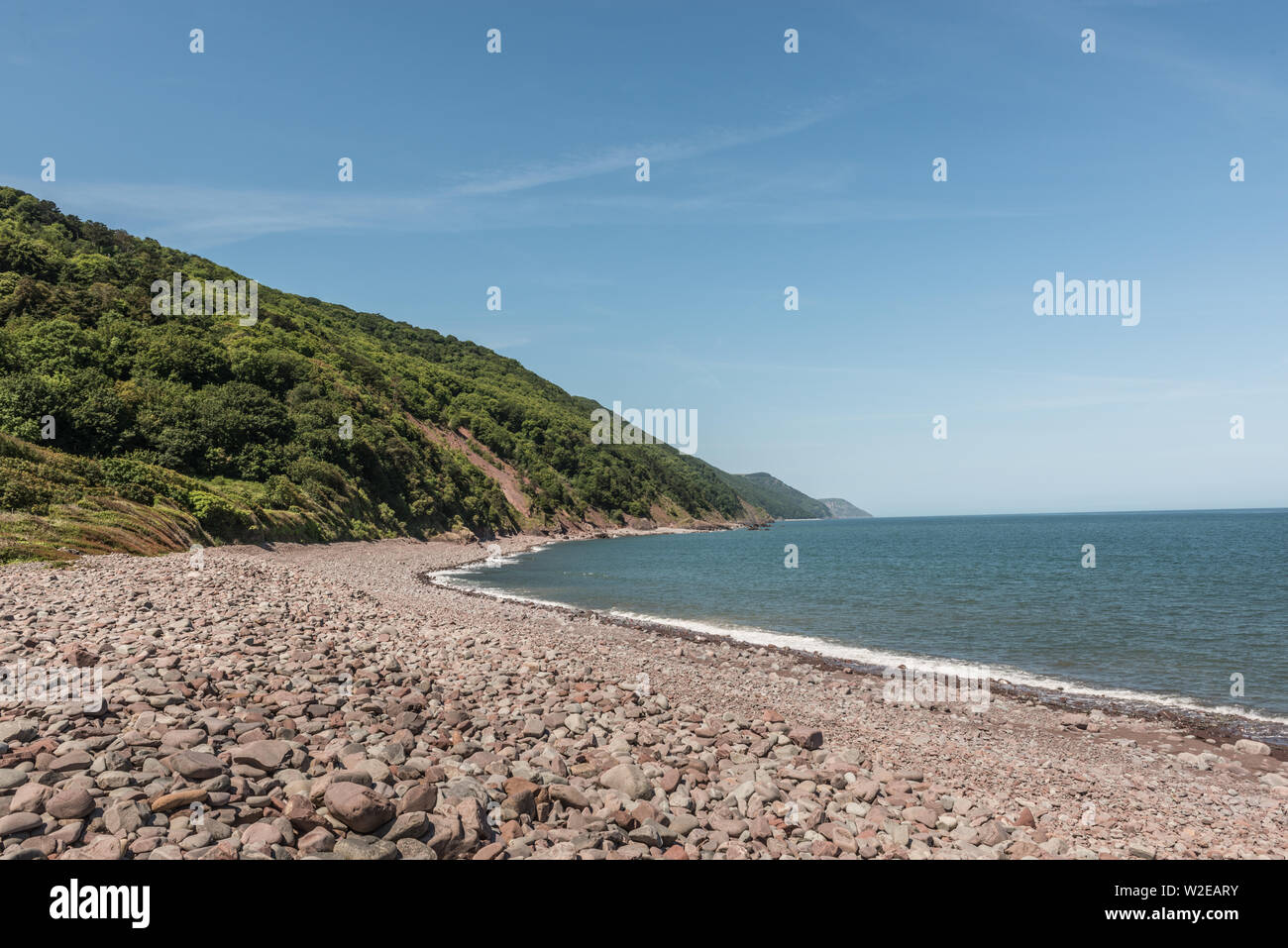 Costa al Porlock Somerset Foto Stock