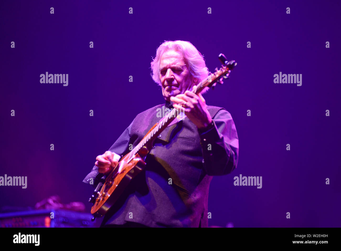 Chitarra Jazz legend John McLaughlin Foto Stock