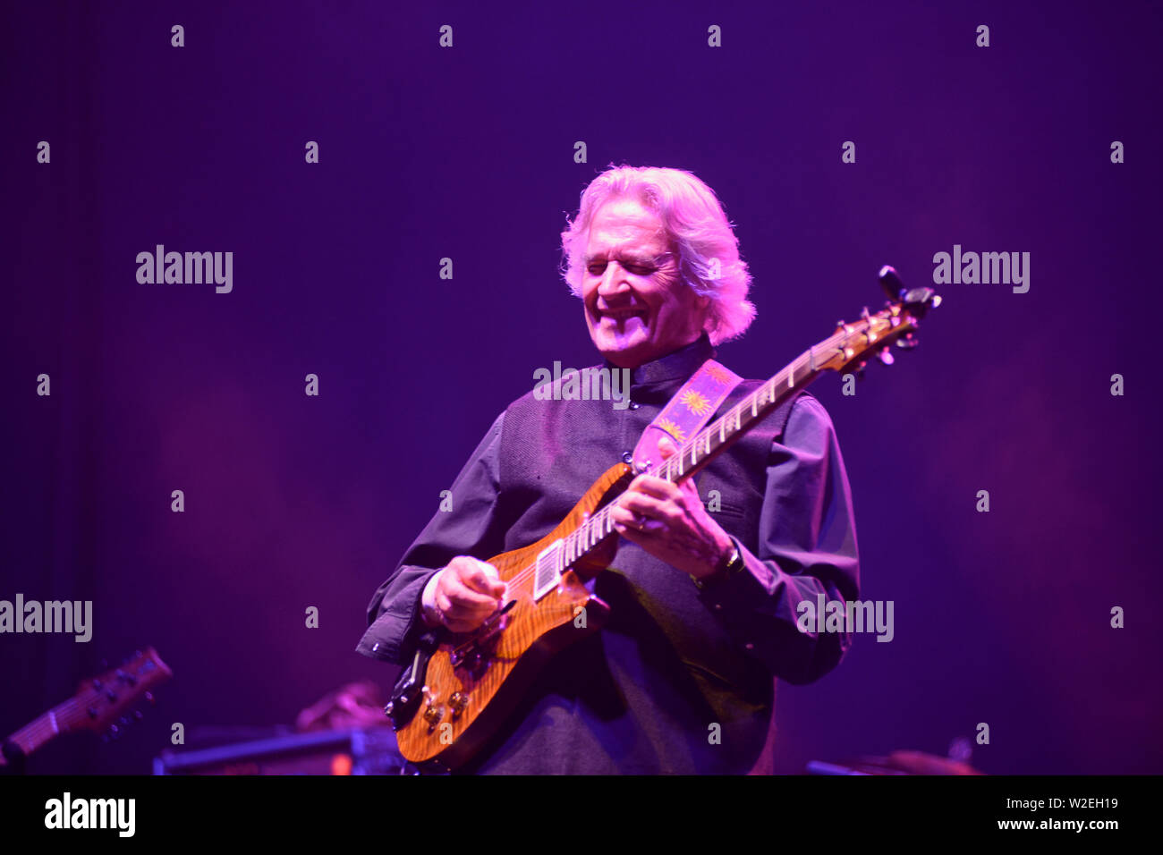 Chitarra Jazz legend John McLaughlin Foto Stock