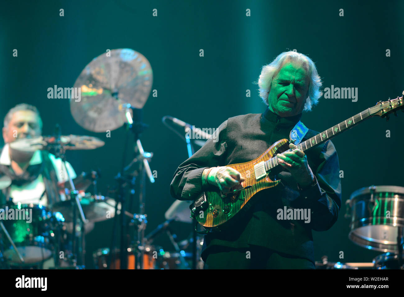 Chitarra Jazz legend John McLaughlin Foto Stock