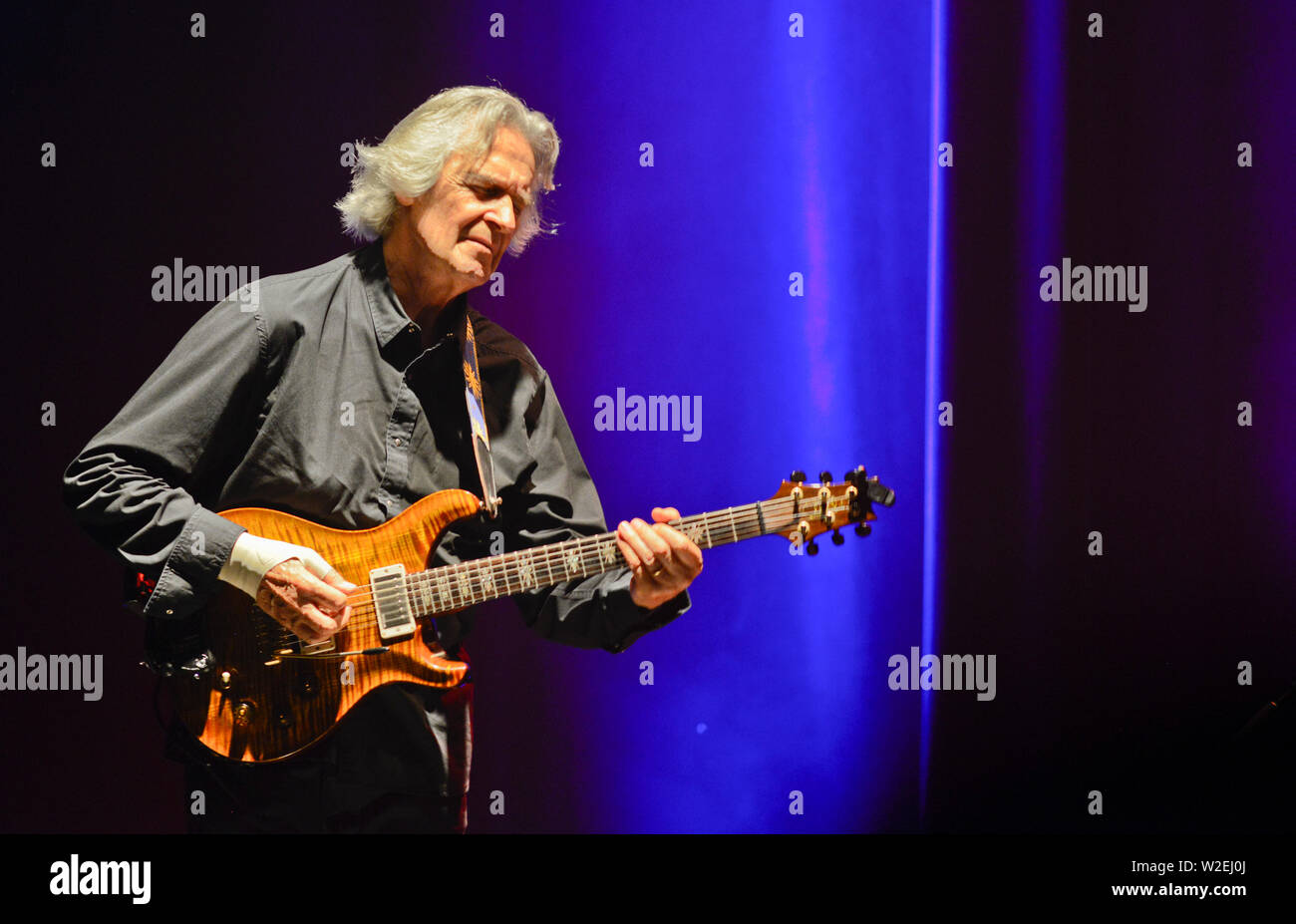 Chitarra Jazz legend John McLaughlin Foto Stock