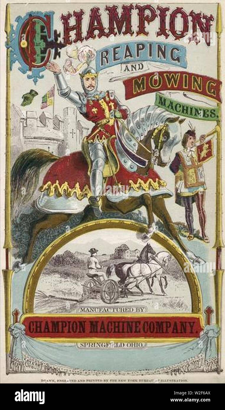 Macchina campione Azienda Catalogo-cover 1869. Foto Stock