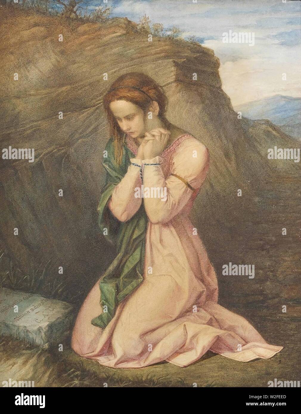 Charles Allston Collins - amore perduto. Foto Stock