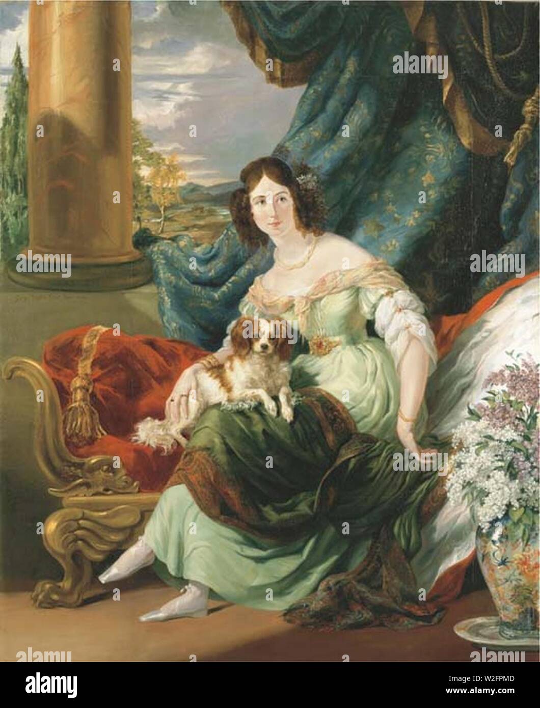 Charlotte, la Contessa de la Bourdonnaye (1795-1875) 1830 (Parigi). Foto Stock