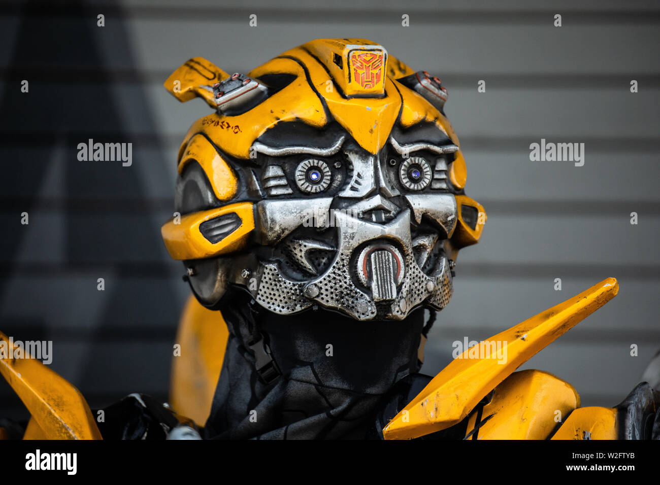 Modello di trasformatore Bumble Bee. Foto Stock