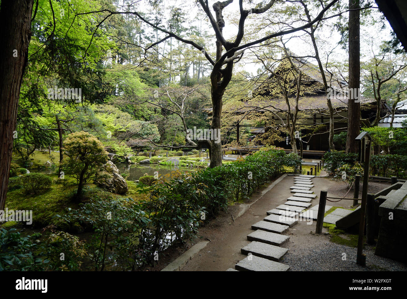 Nanzen-nel giardino del tempio, Kyoto, Giappone Foto Stock