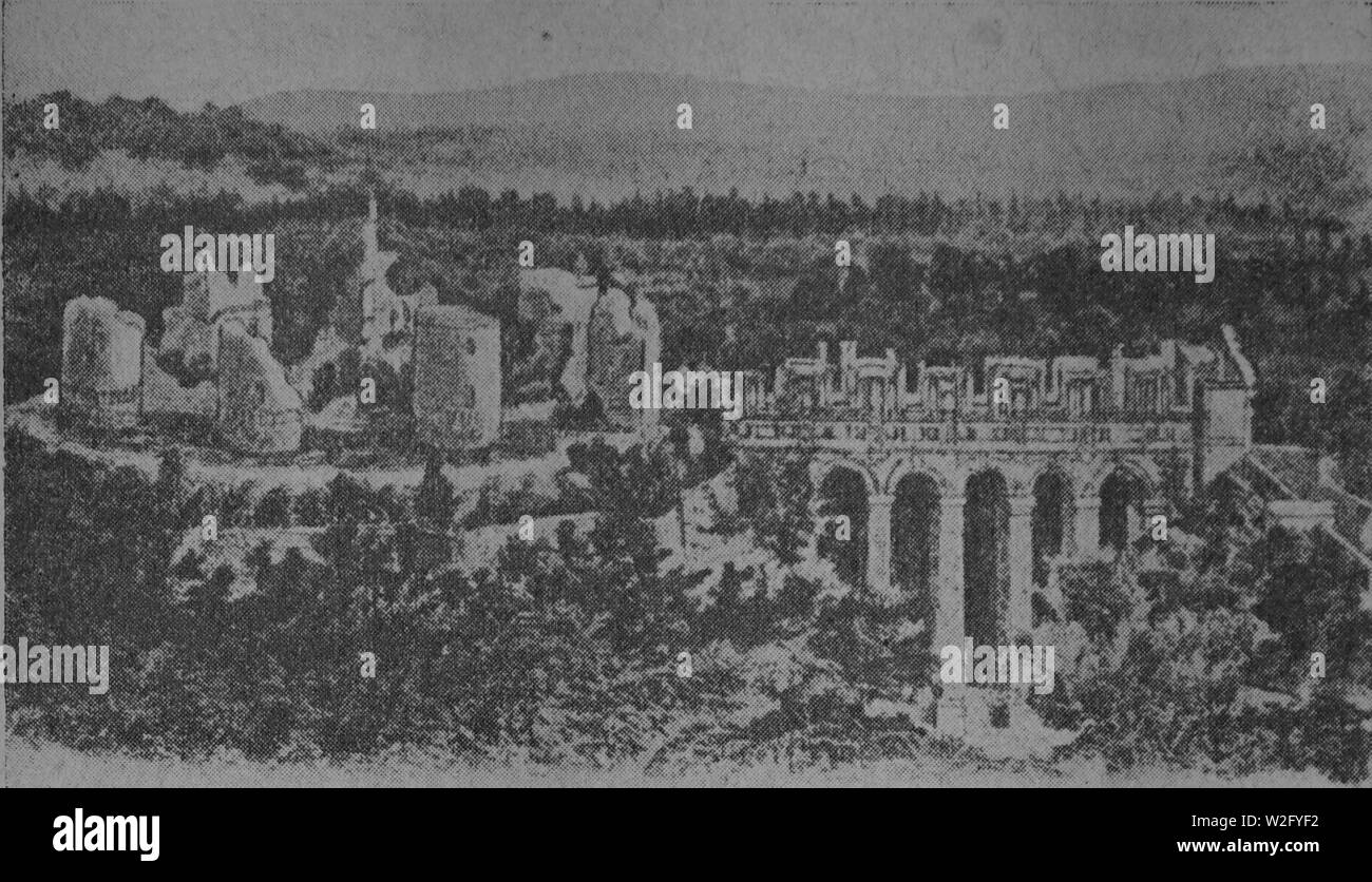 Chateau de Fere en tardenois 08502. Foto Stock