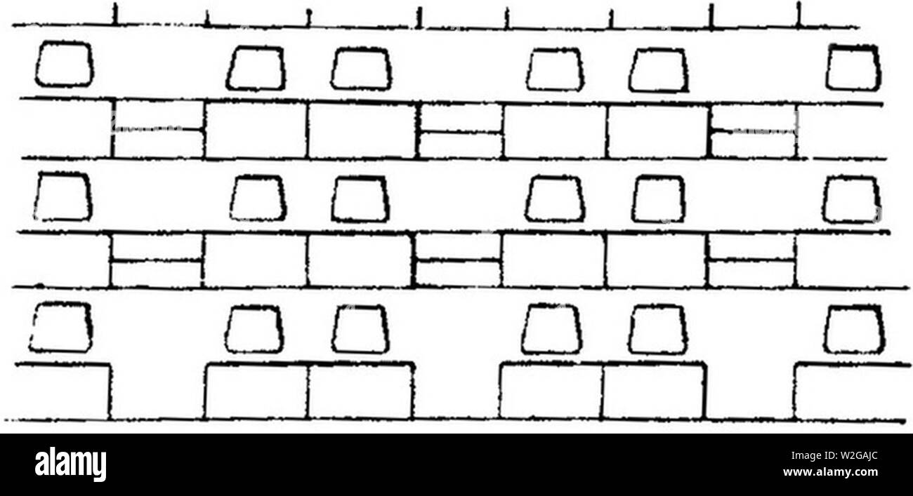 Chilovi - Il nuovo palazzo per la Biblioteca Nazionale Centrale di Firenze 1892 (pagina 7 crop)1. Foto Stock