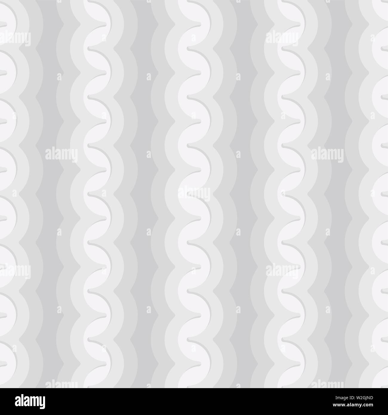 Vector seamless pattern con onde. Retrò astratta ornamento scuro per i tessili, stampe, sfondo, la carta di avvolgimento, web ecc. Illustrazione Vettoriale