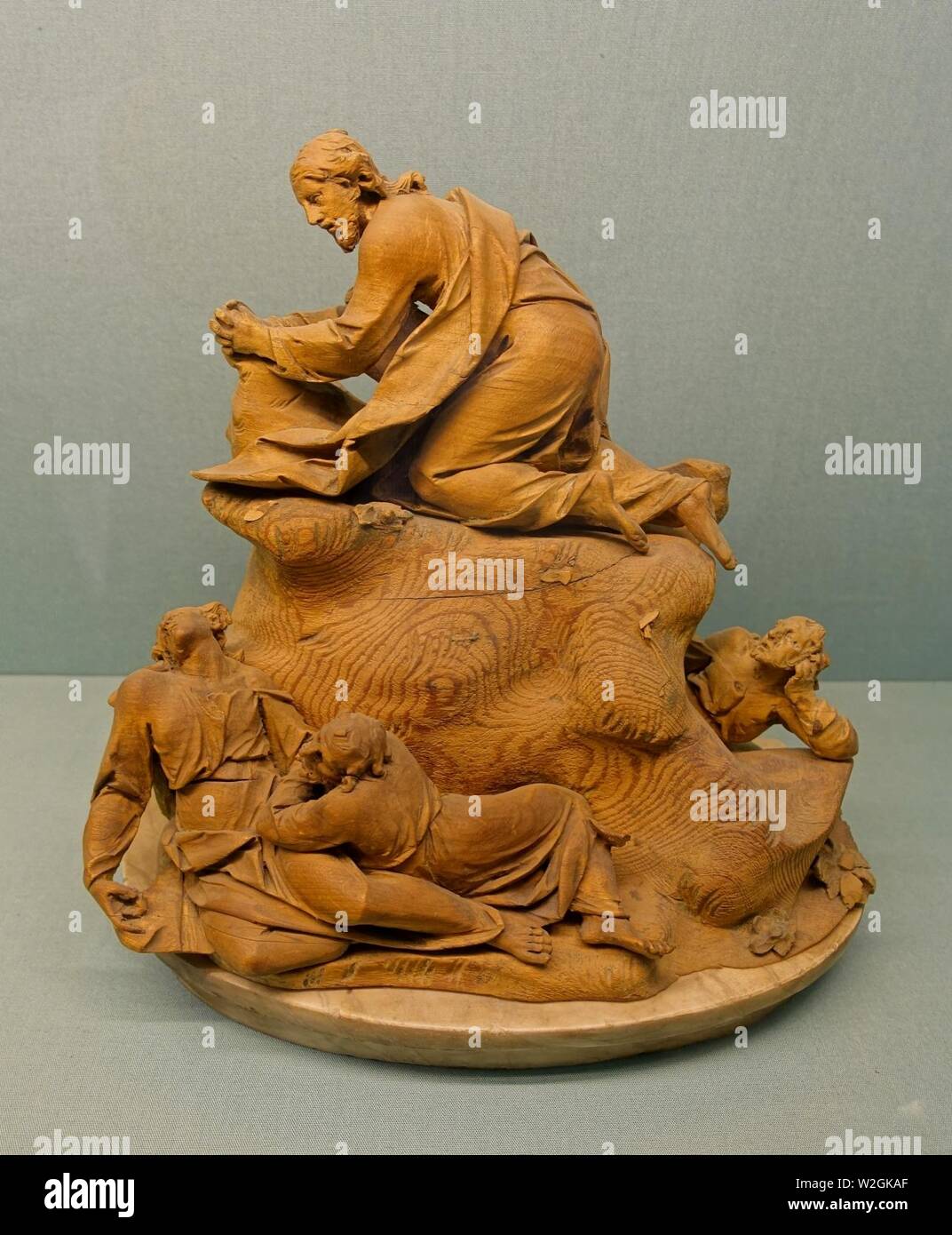 Cristo sul monte degli Ulivi, da Johann Peter Wagner, c. 1775-1780 - Foto Stock