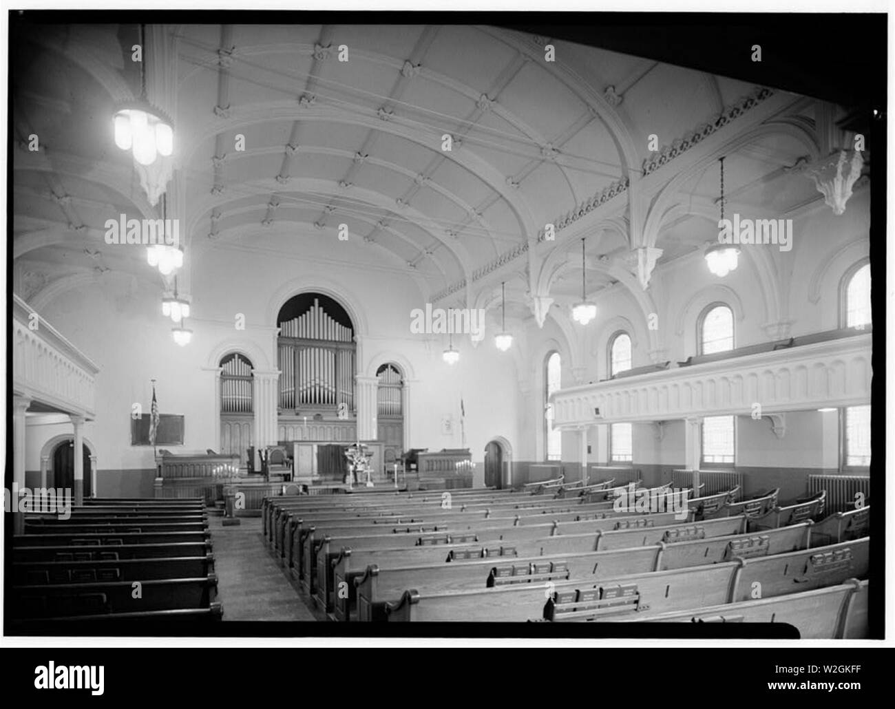 Cristo Re Chiesa Presbiteriana (Cambridge, Massachusetts) - 079898pv. Foto Stock