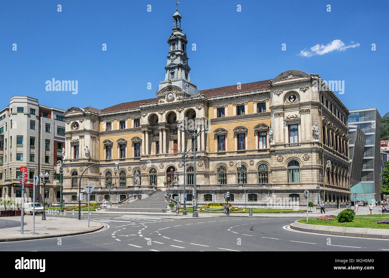 Municipio di Bilbao Paesi Baschi Foto Stock