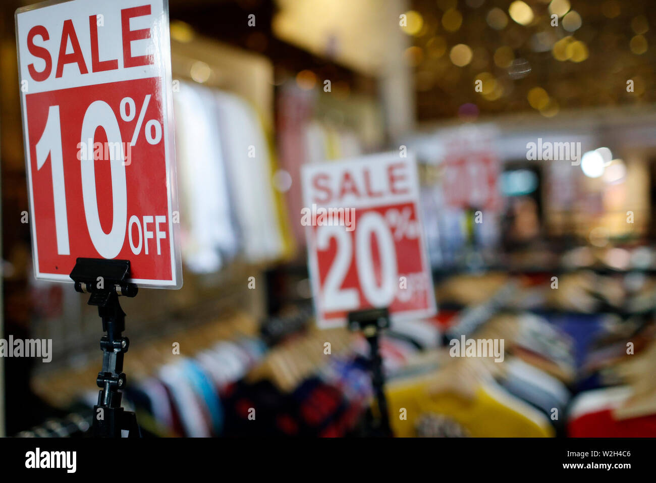 Business moda e concetto di pubblicità, vendita. Phnom Penh. Cambogia. Foto Stock