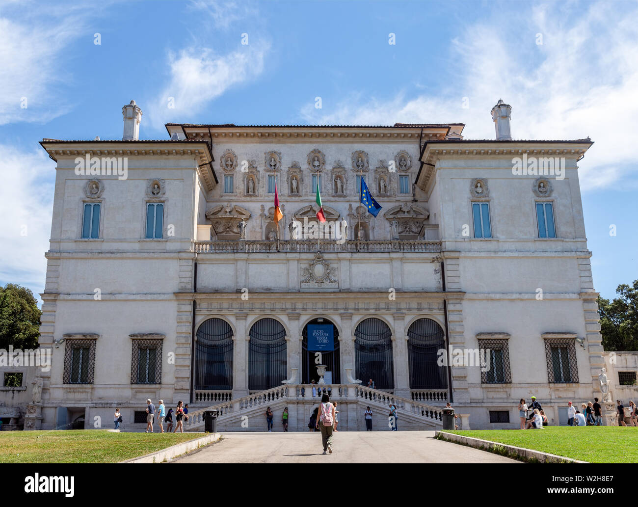 Villa Borghese (Galleria Borghese di Roma, Italia Foto Stock