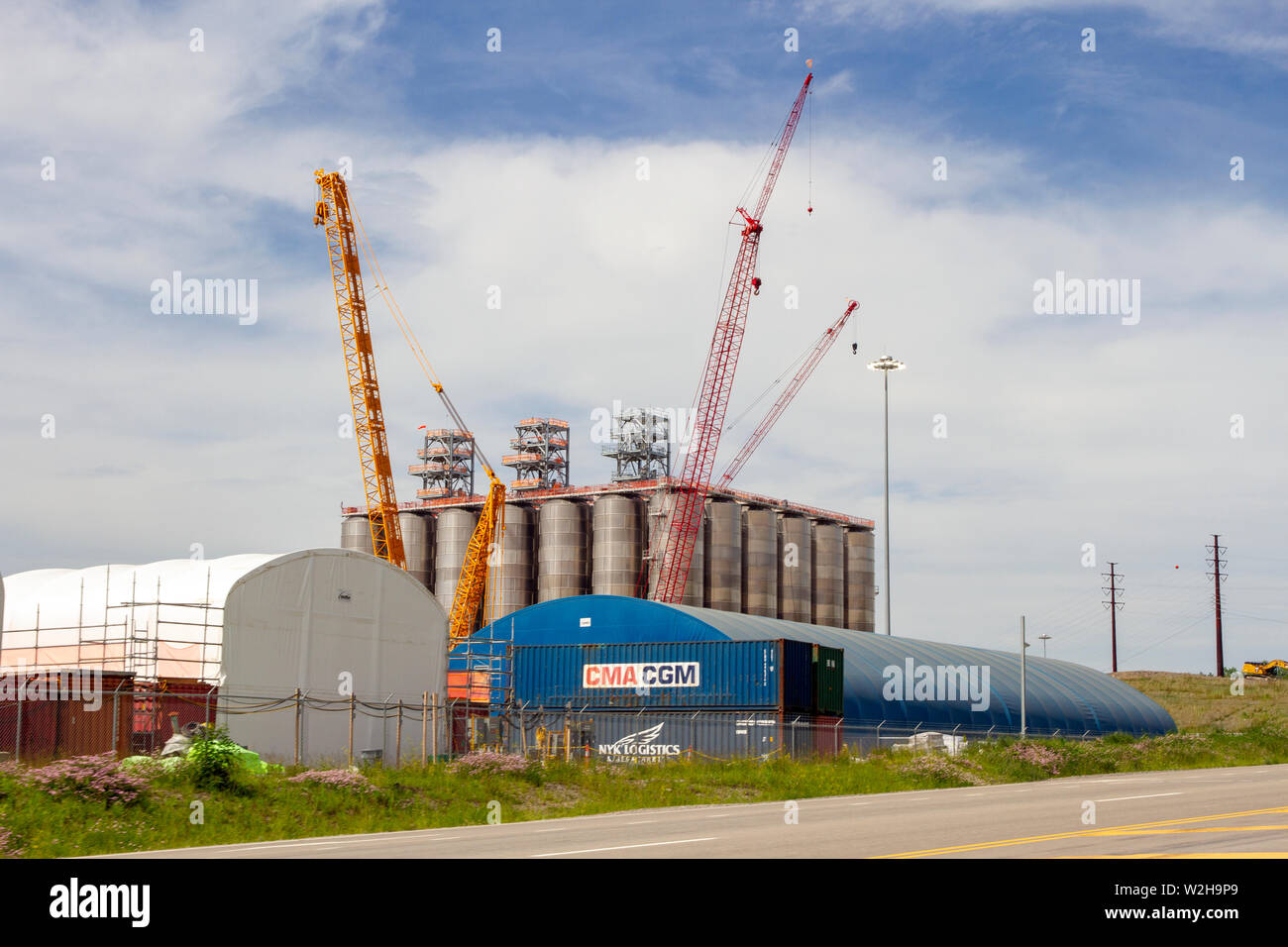 Beaver County Cracker Impianti in costruzione Foto Stock