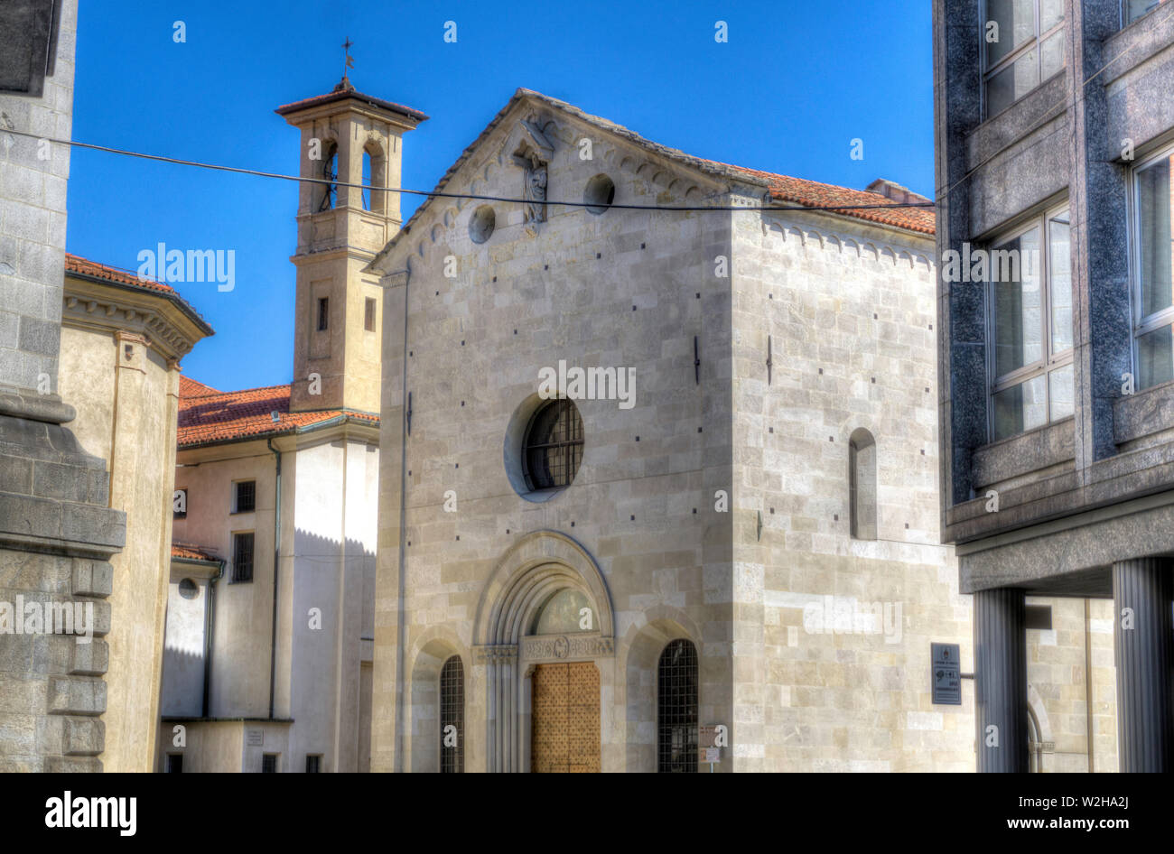 L'Italia, Lombardia, Varese, il Battistero di San Giovanni Foto Stock