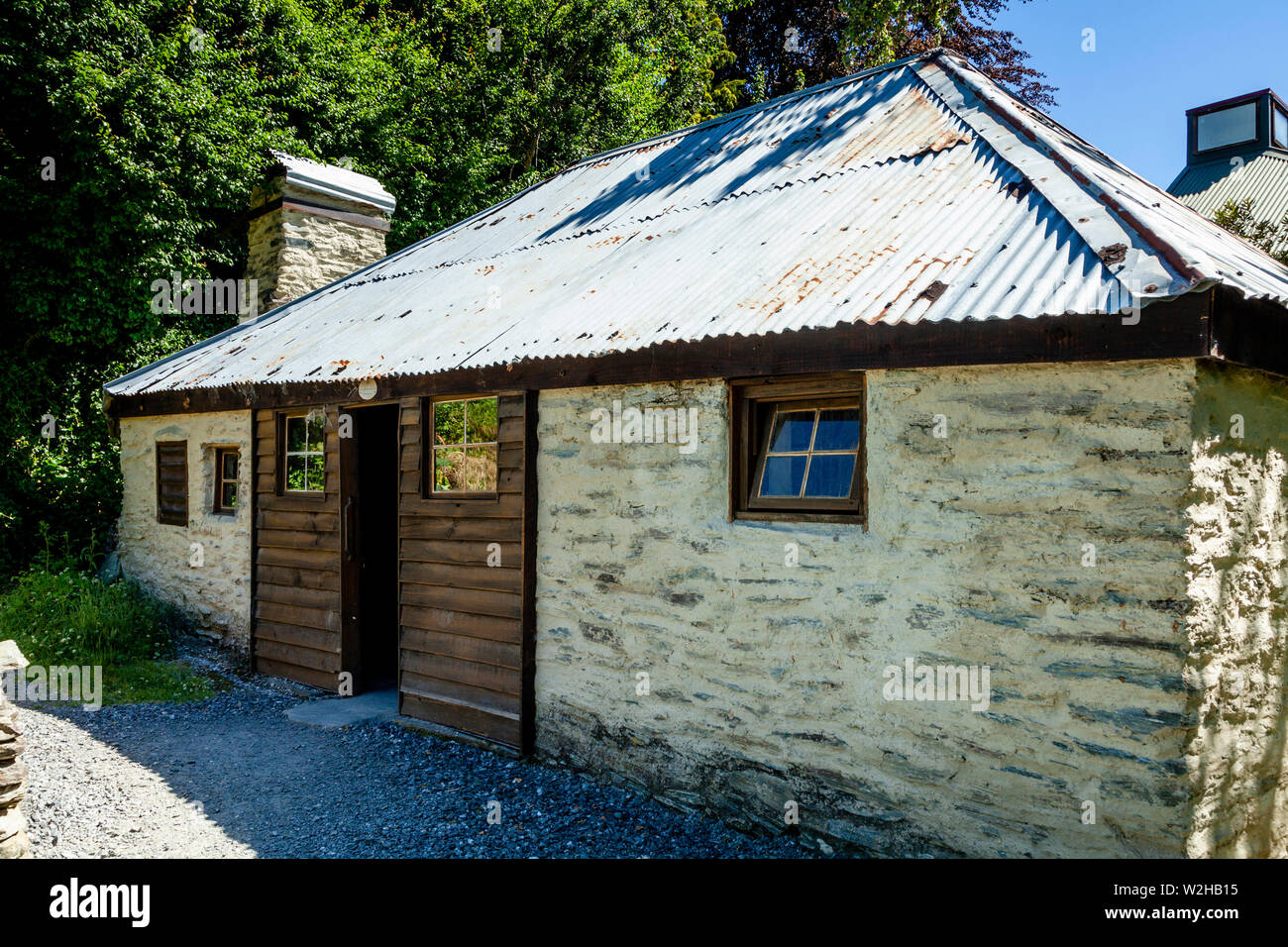 Lo storico insediamento cinese, Arrowtown, Regione di Otago, Isola del Sud, Nuova Zelanda Foto Stock