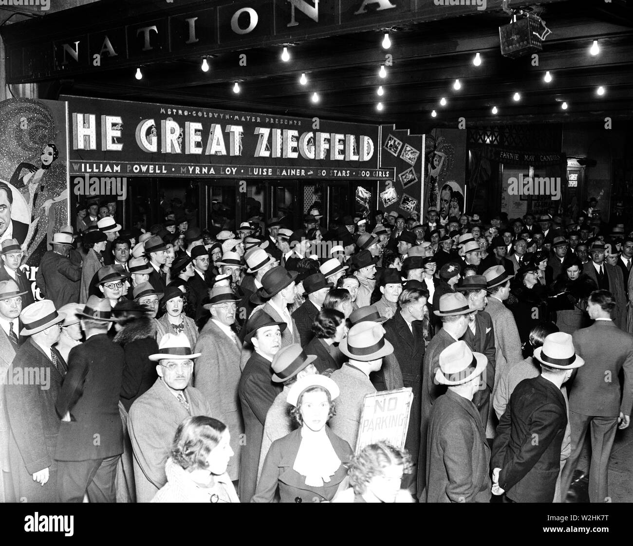 Il grande Ziegfeld al Teatro Nazionale, Washington D.C. ca. Aprile 1936 Foto Stock