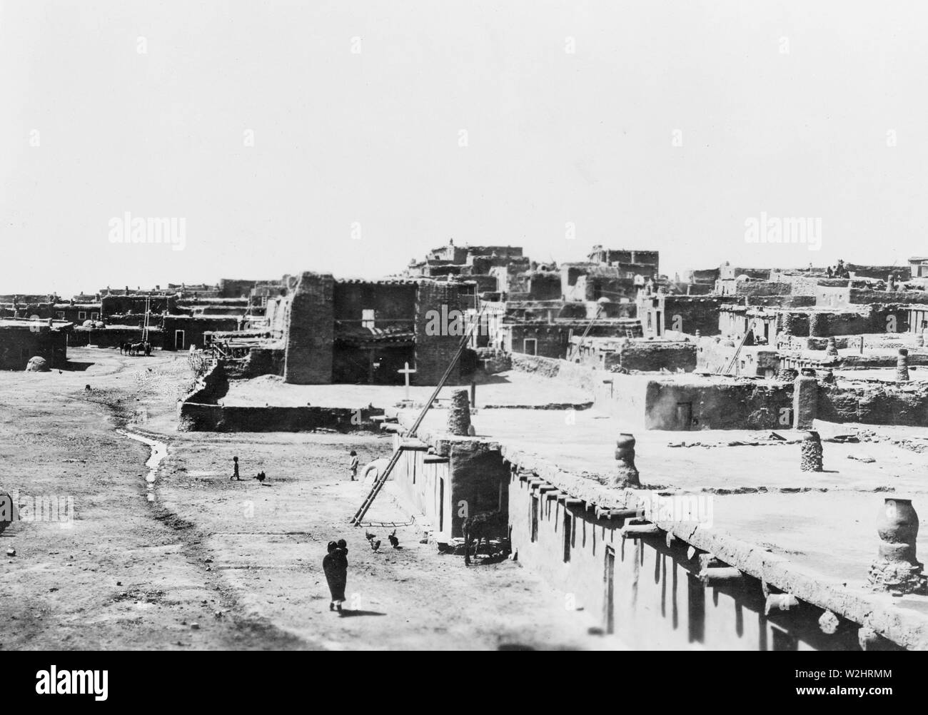 Edward S. Curtis nativi indiani americani - Zuni Pueblo, Nuovo Messico ca. 1927 Foto Stock