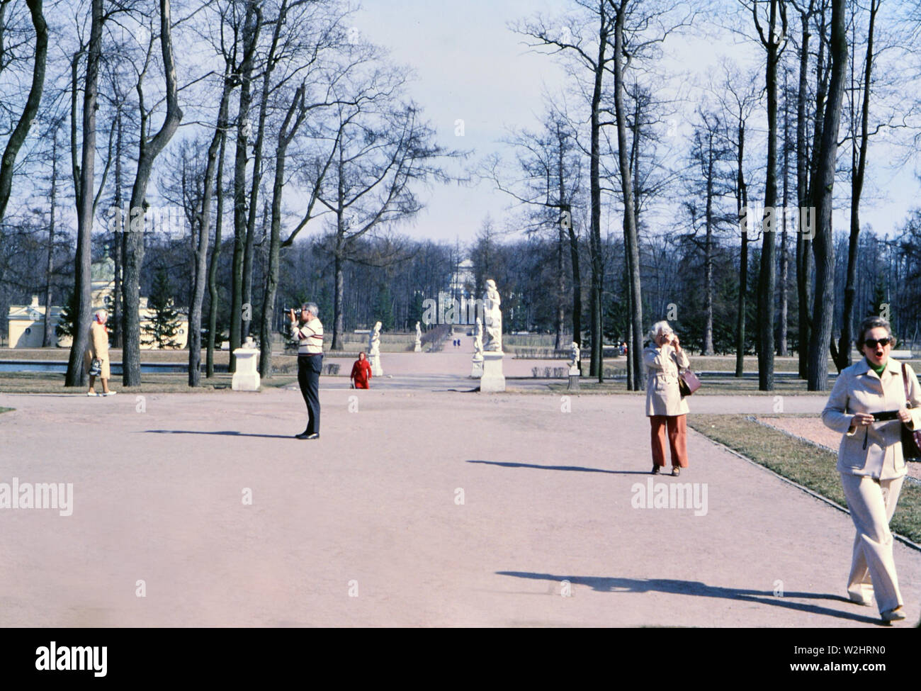 Anni Settanta la Russia - i turisti a Russia comunista ca. 1978 Foto Stock