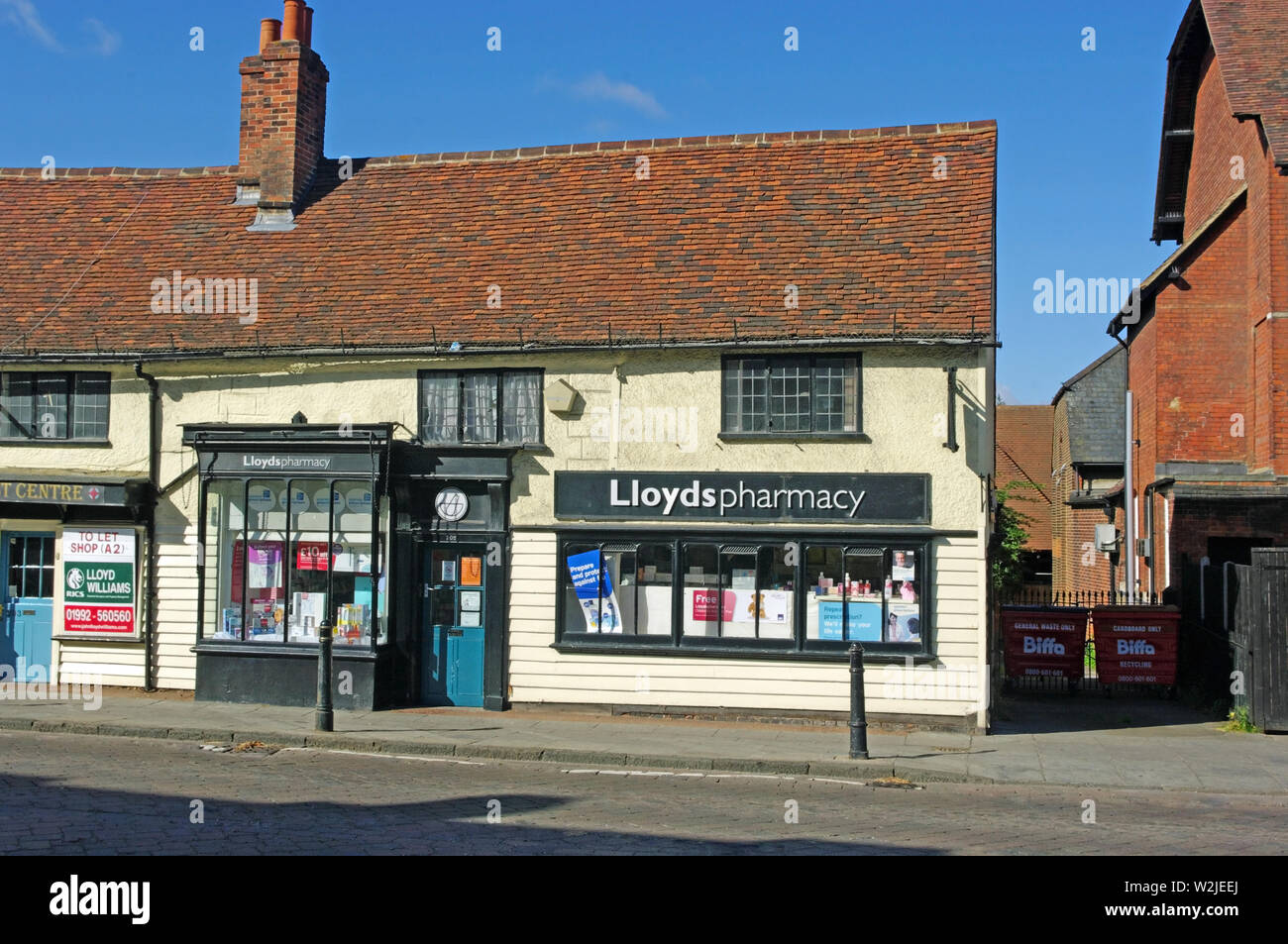 Lloyds Pharmacy, Chipping Ongar, Essex Foto Stock