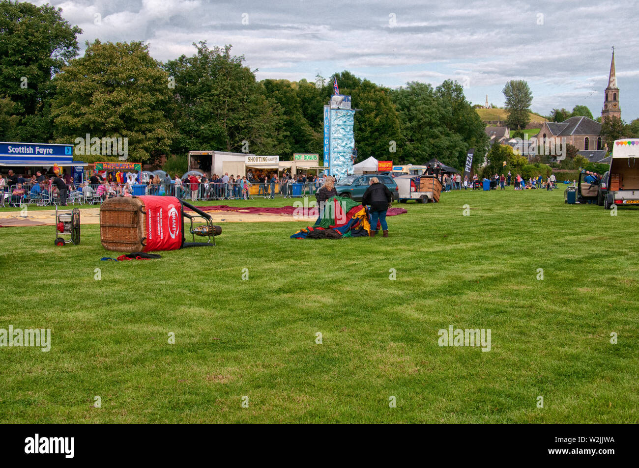 Strathaven Balloon Festival Foto Stock