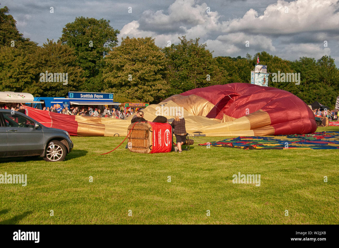 Strathaven Balloon Festival Foto Stock