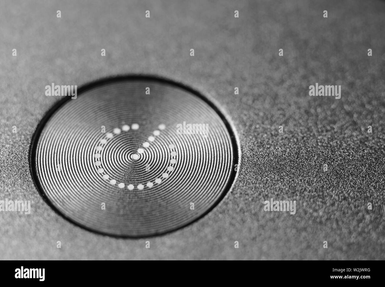 Pulsante On Foto Stock