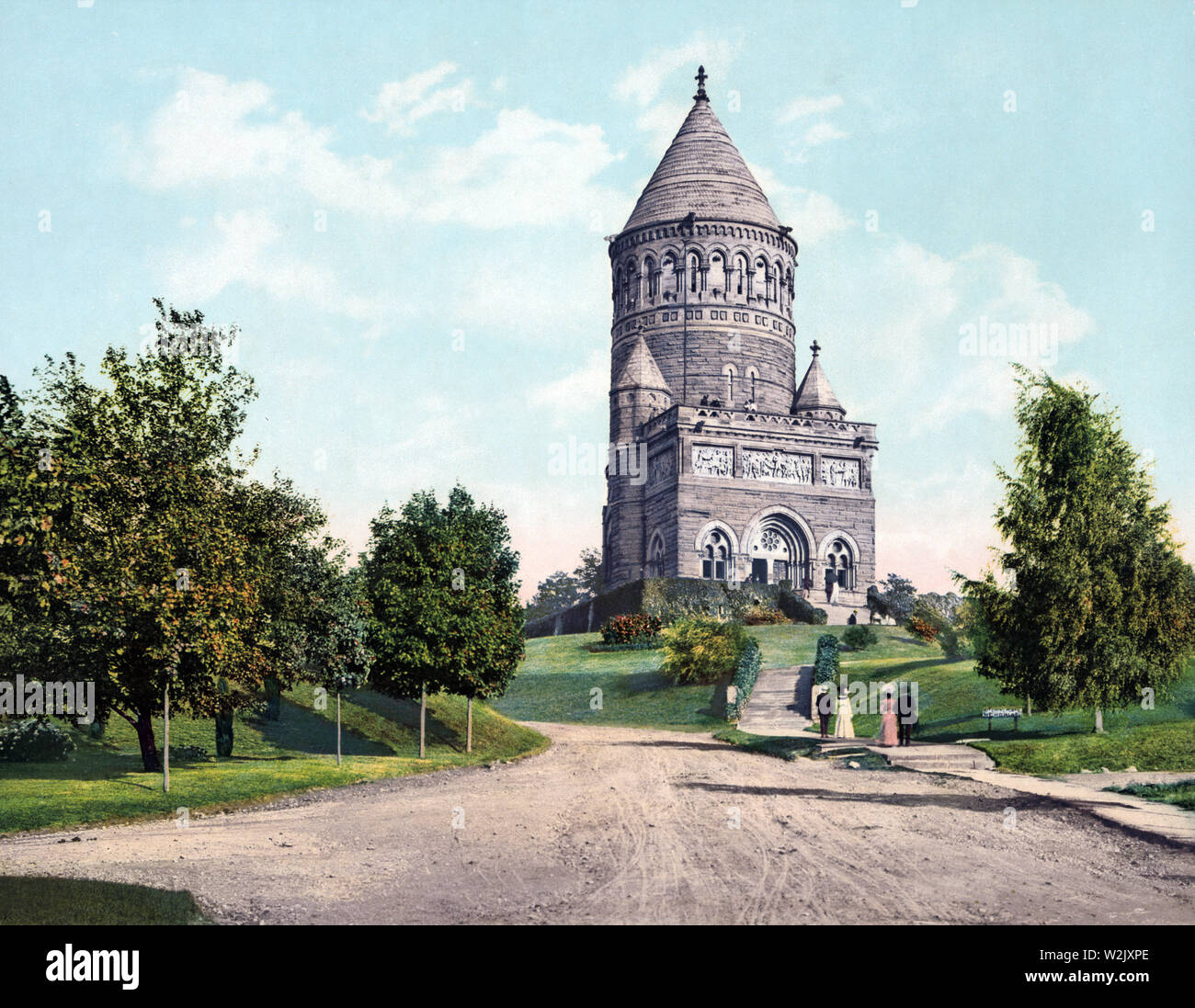 Garfield Memorial, Cleveland, Ohio, Stati Uniti d'America, Detroit Publishing Company, 1900 Foto Stock