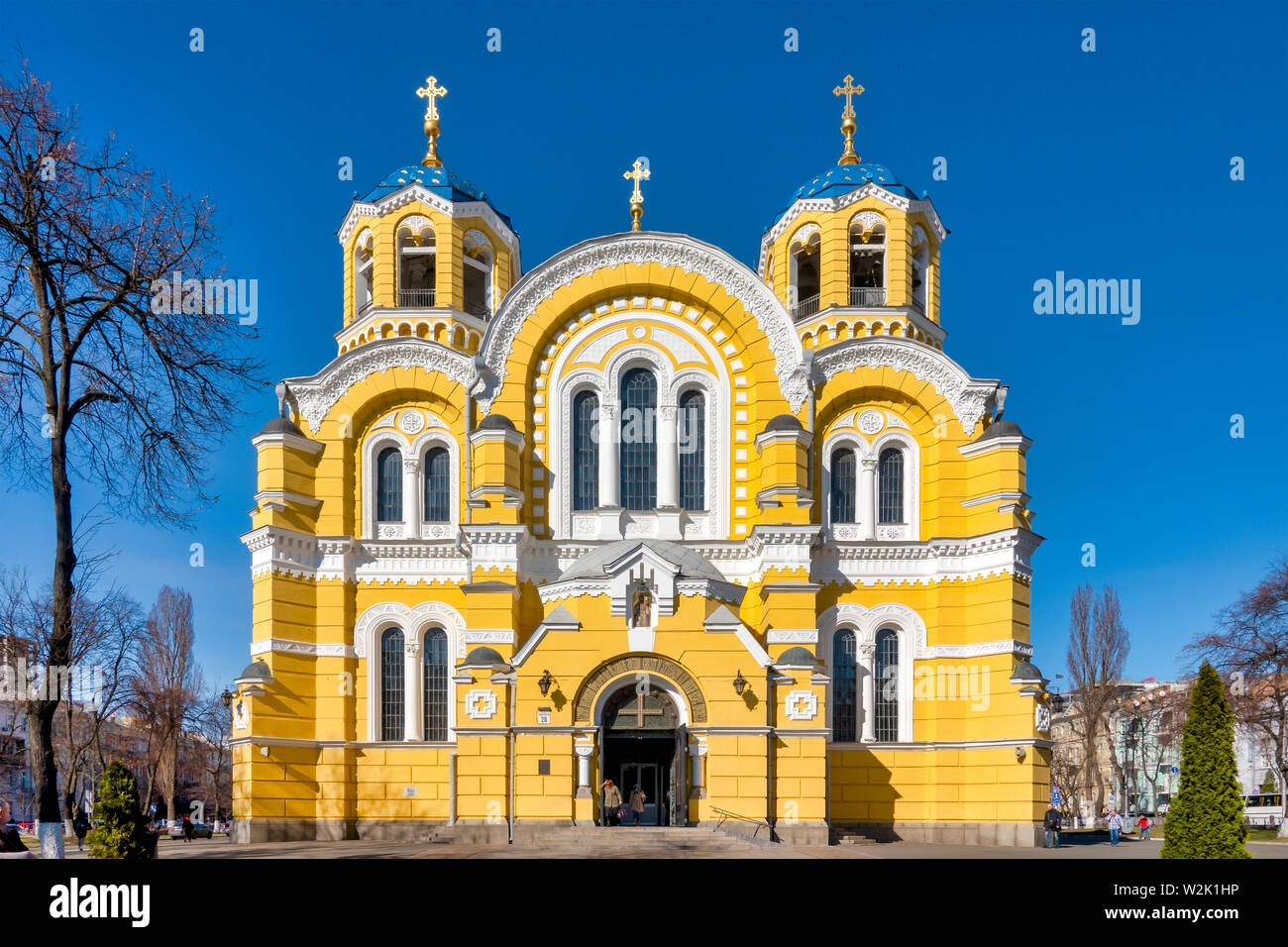 San Vladimiro Duomo, a Kiev, Ucraina Foto Stock