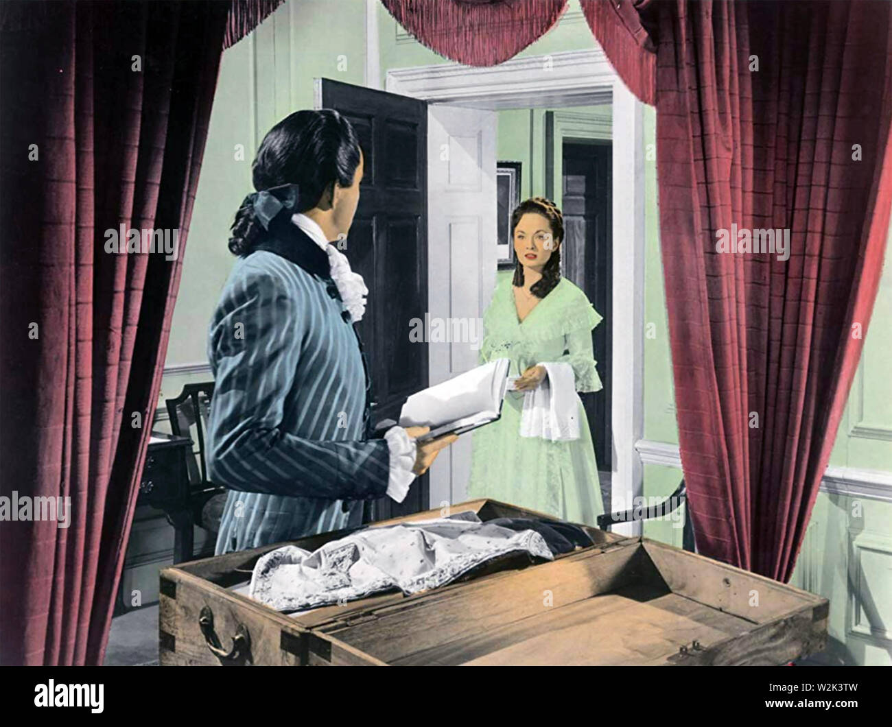 La CASA IN PIAZZA aka non dimenticherò mai te 1951 XX Century Fox Film con Tyrone Power e Ann Blyth Foto Stock