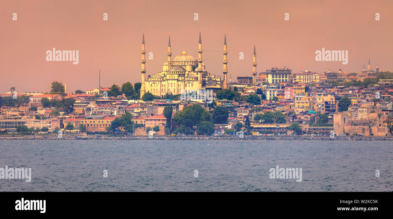 Istanbul la capitale della Turchia orientale città turistica. Foto Stock