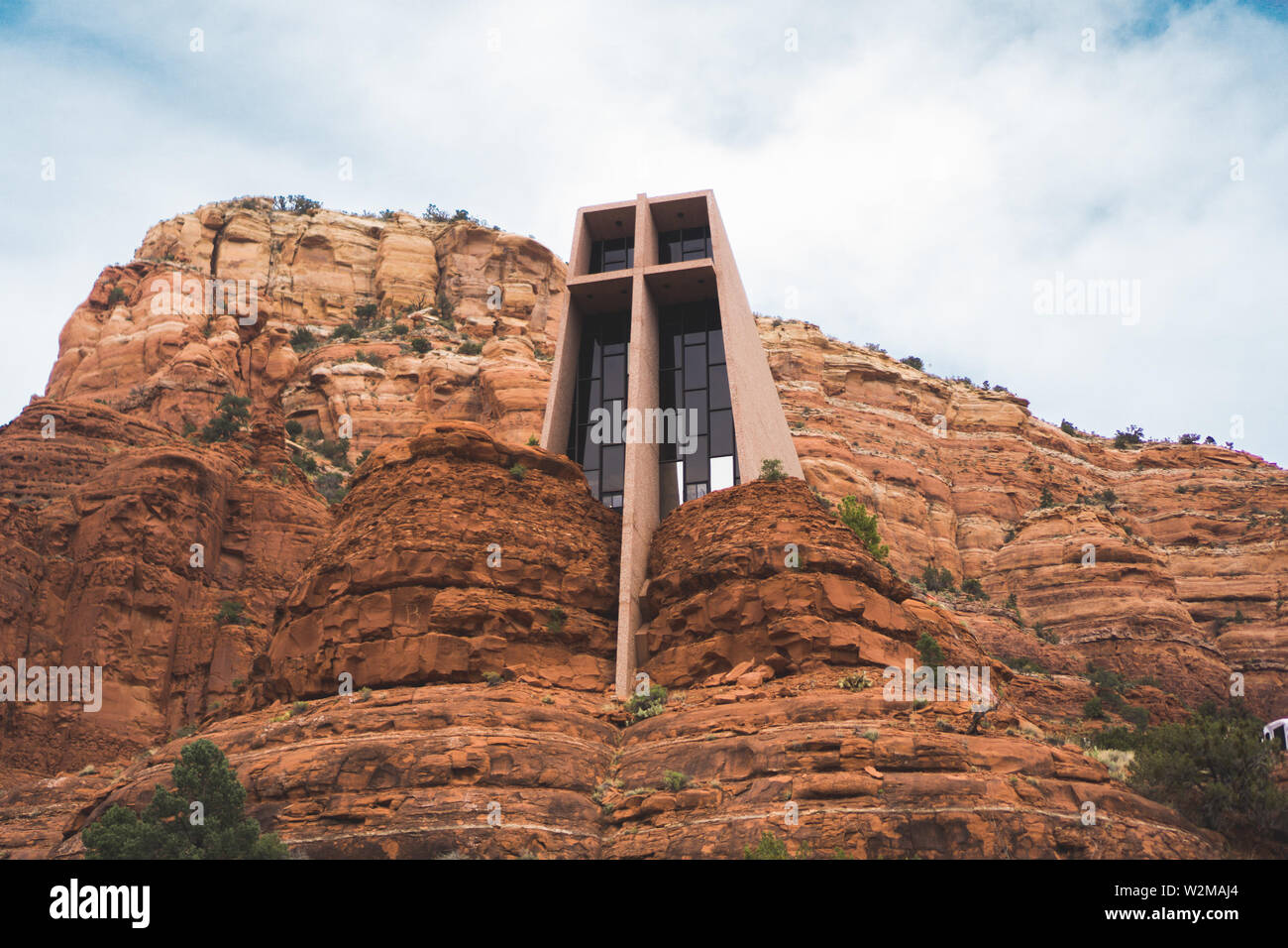 Cappella trovò su sentiero escursionistico a Sedona, in Arizona Foto Stock