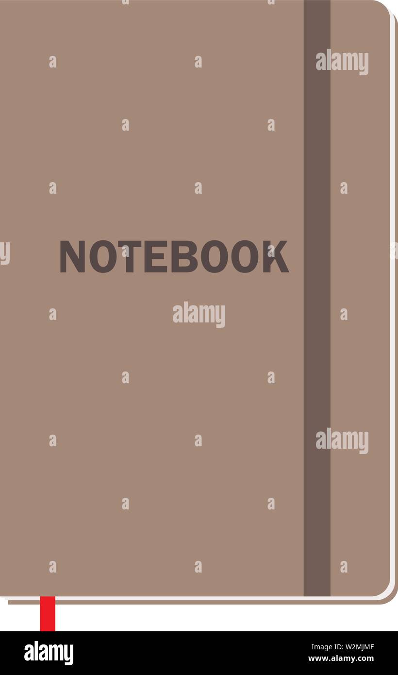 Notebook con Pages per animazione o diversi design . Illustrazione Vettoriale