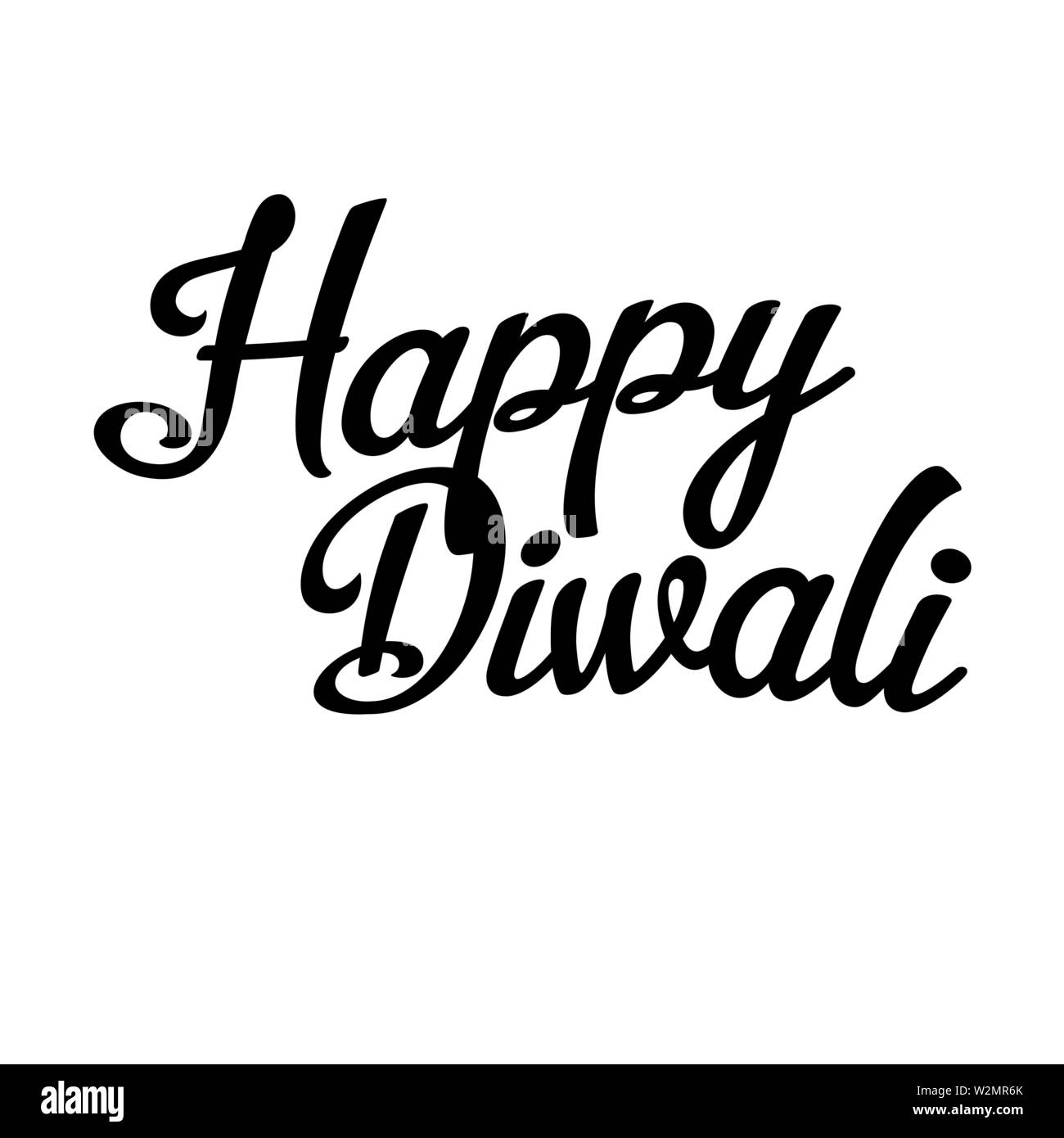 Felice diwali iscrizione all'indietro. Eps vettoriali10 illustrazione Illustrazione Vettoriale