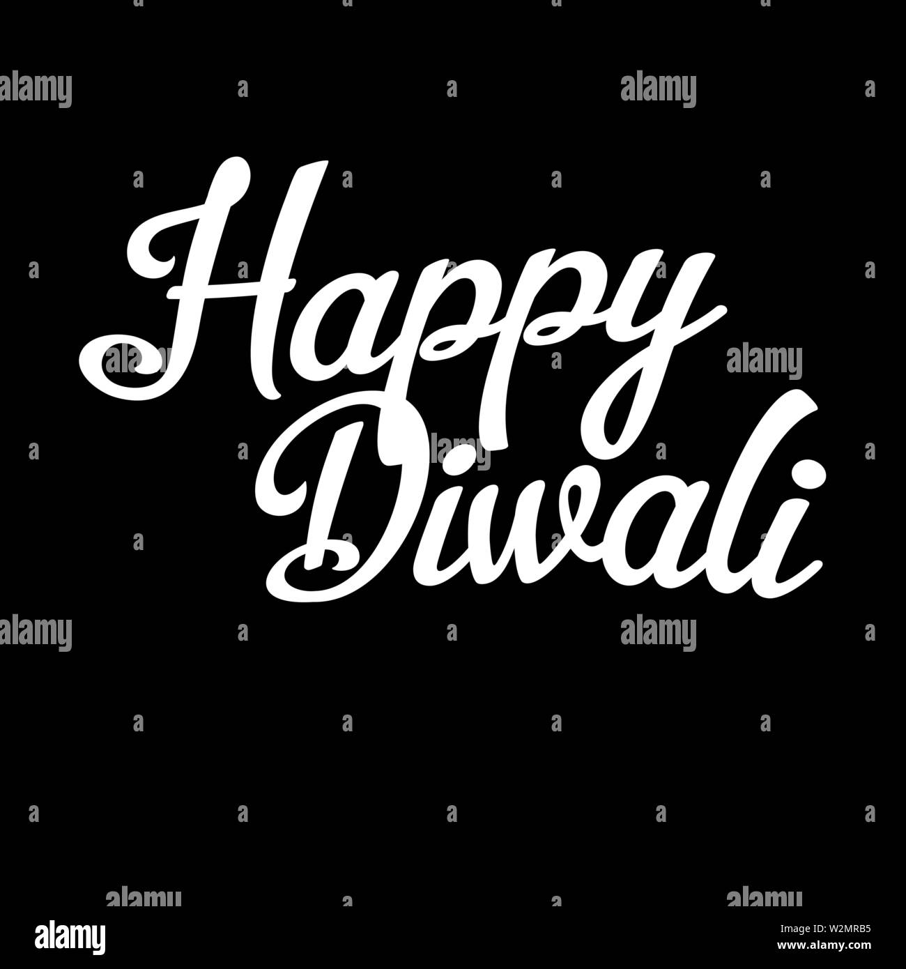 Felice diwali iscrizione all'indietro. Eps vettoriali10 illustrazione Illustrazione Vettoriale