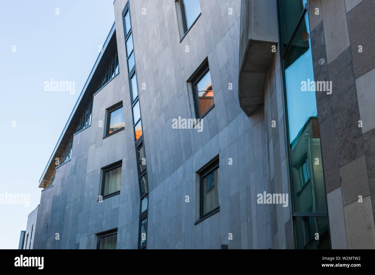 La città di Cork, Cork, Irlanda. 05 Aprile, 2019. Una sezione della facciata di 85 South Mall, Cork, Irlanda. Foto Stock