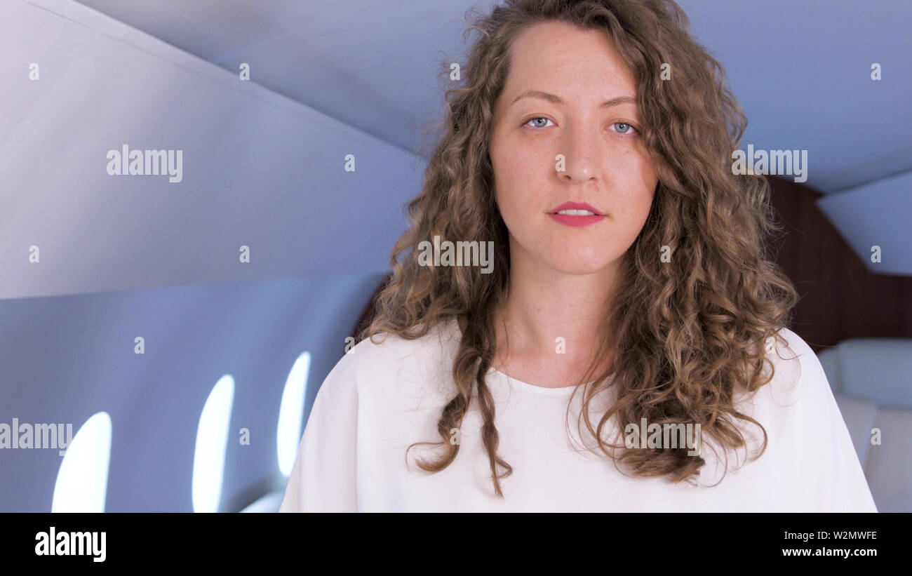 Business Jet proprietario. Foto Stock