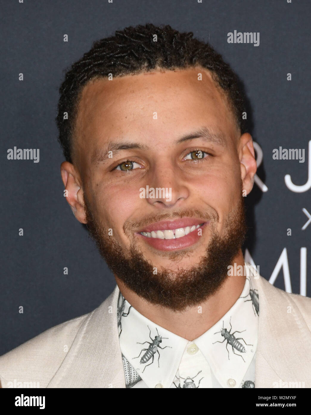 9 luglio 2019 - Hollywood, California, Stati Uniti - 09 Luglio 2019 - Hollywood, California - Steph Curry. Disney's ''The Lion King'' Los Angeles Premiere detenute in Dolby Theater. Photo credit: Birdie Thompson/AdMedia (credito Immagine: © Birdie Thompson/AdMedia via ZUMA filo) Foto Stock