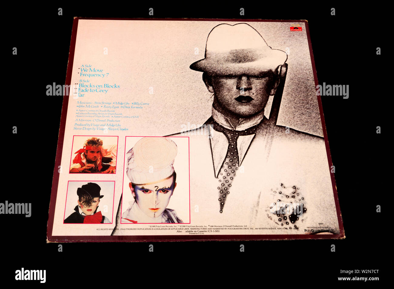 Visage extended play record di vinile Foto Stock