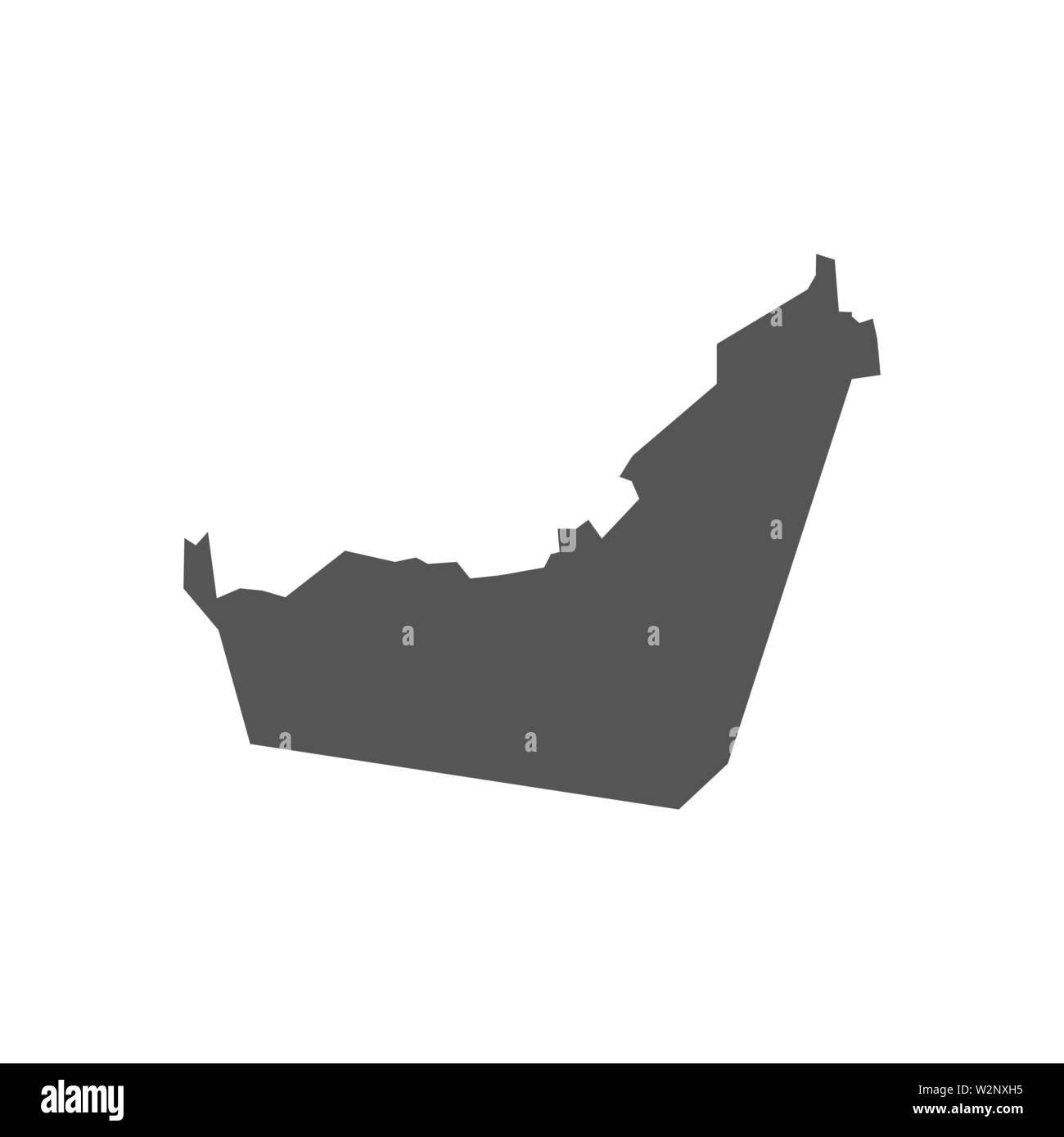 Emirates mappa vettore isolato sul retro bianco Illustrazione Vettoriale Emirates mappa vettore isolato sul retro bianco Illustrazione Vettoriale