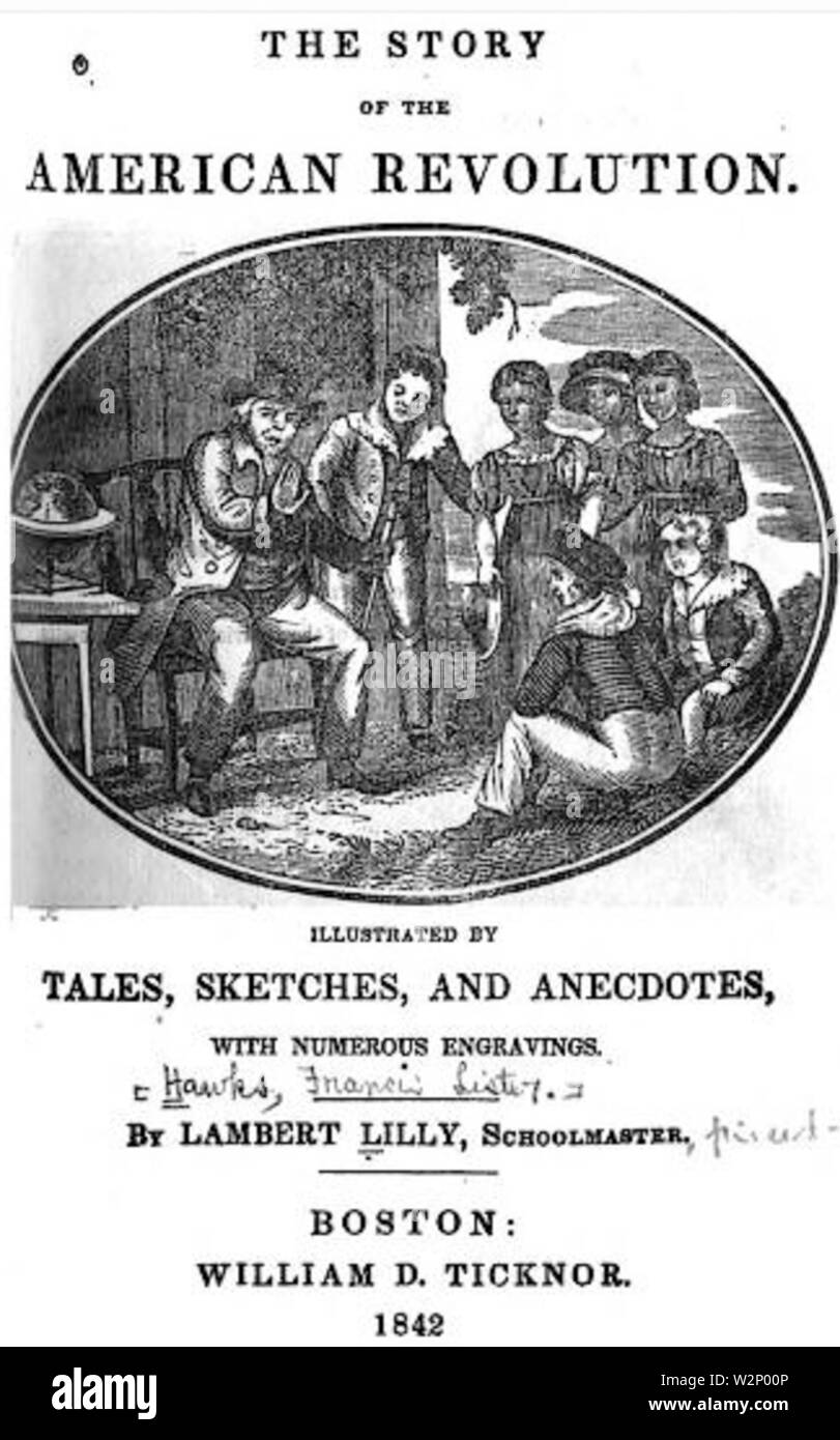 1842 AmericanRevolution byLilly Foto Stock