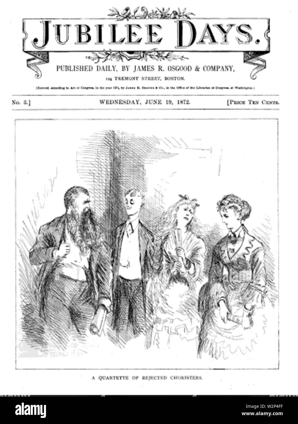 1872 JubileeDays8 byHoppin Boston Foto Stock