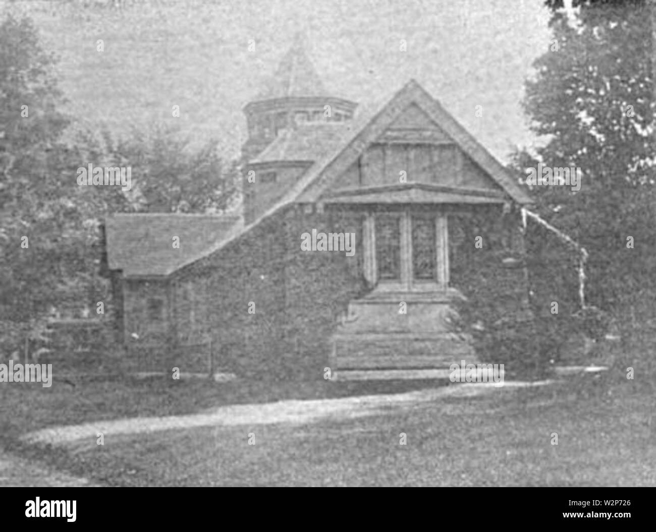 1891 Easthampton biblioteca pubblica Massachusetts Foto Stock