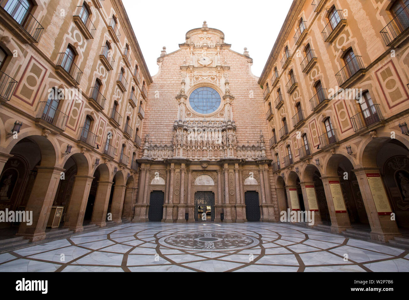 SANTA MARIA DE MONTSERRAT ABBEY, SPAGNA Foto Stock