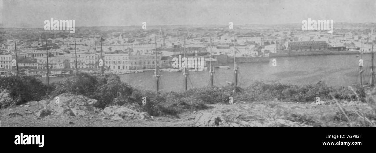 1898 L'Avana Cuba dal montante e Crowell Kirkpatrick Foto Stock