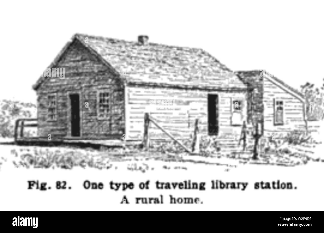 1909 Libreria di viaggio venue in casa privata USA Foto Stock