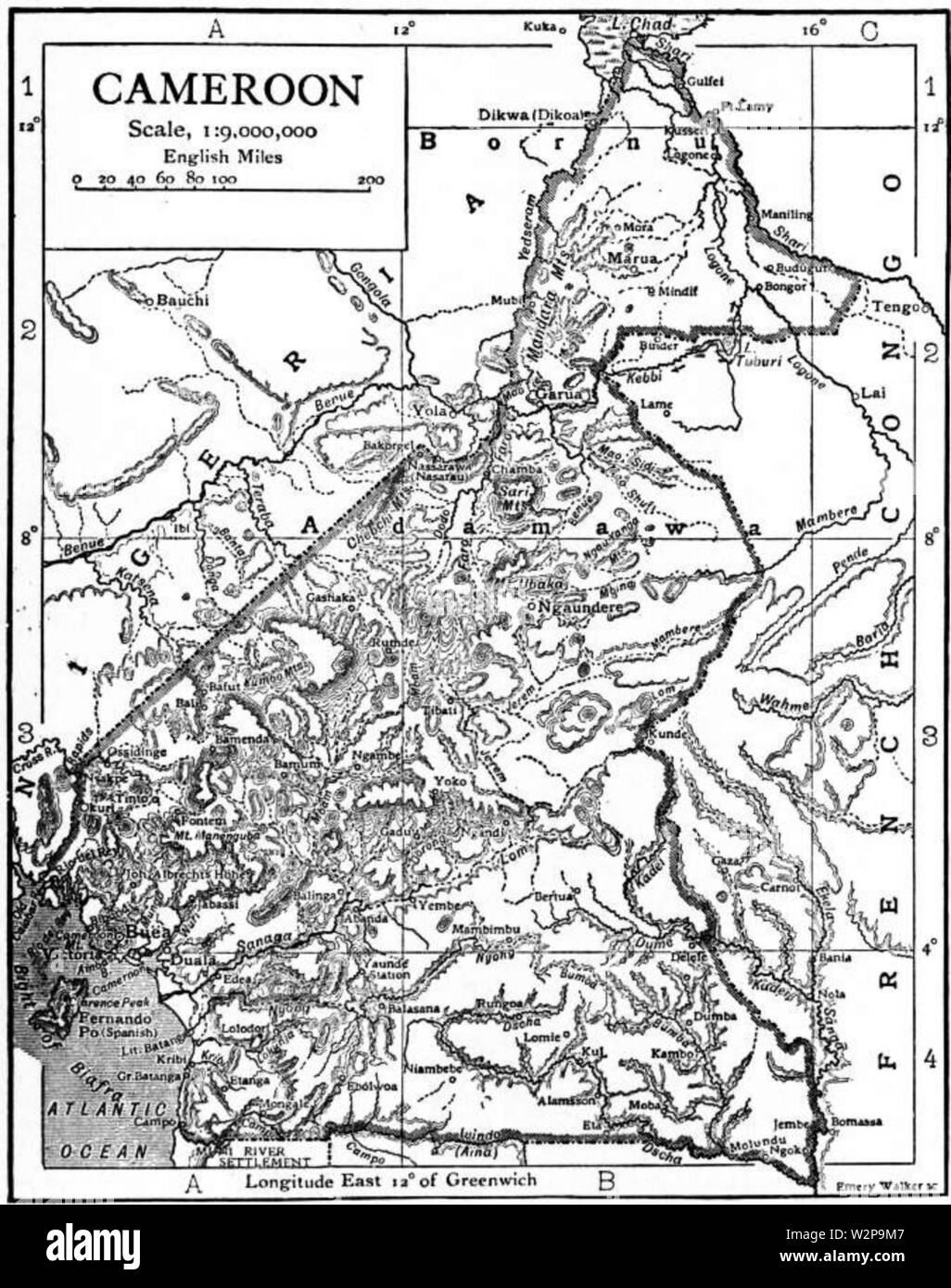 1911Cameroon Foto Stock